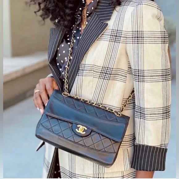 Chanel Lambskin Matelasse single Flap Chain ShoulderBag w/detachable mini wallet - Picture 14 of 15